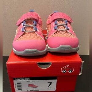 NIB WATER SHOES -See Kai Run Anker in Coral/Multi
